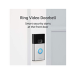 Ring Video Doorbell – 1080p HD video, improved motion detection, easy installation