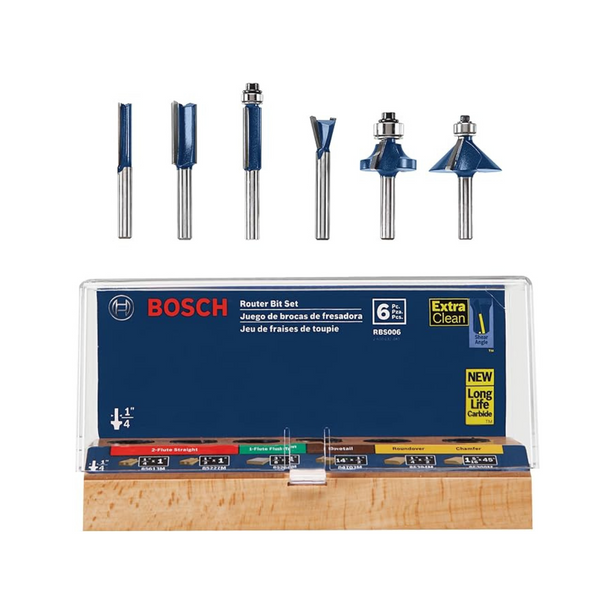 6-Piece Bosch 1/4