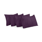 4-Pack Utopia Bedding King Pillow Cases, 20" x 40" (King, Purple)