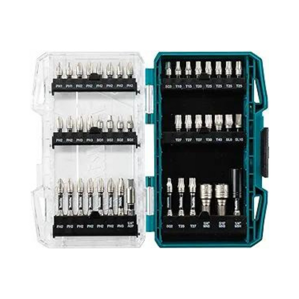 45-Piece Makita Impact Xps Bit Set + 8 Pc. Impact Xps 1/4" SAE Impact Socket Set