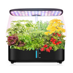 Fulsren 12-Pod Hydroponic Indoor Garden System with Led Grow Lights