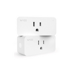 Paquete de 2 enchufes inteligentes WiFi Wyze de 2,4 GHz, funciona con Alexa [reacondicionado]