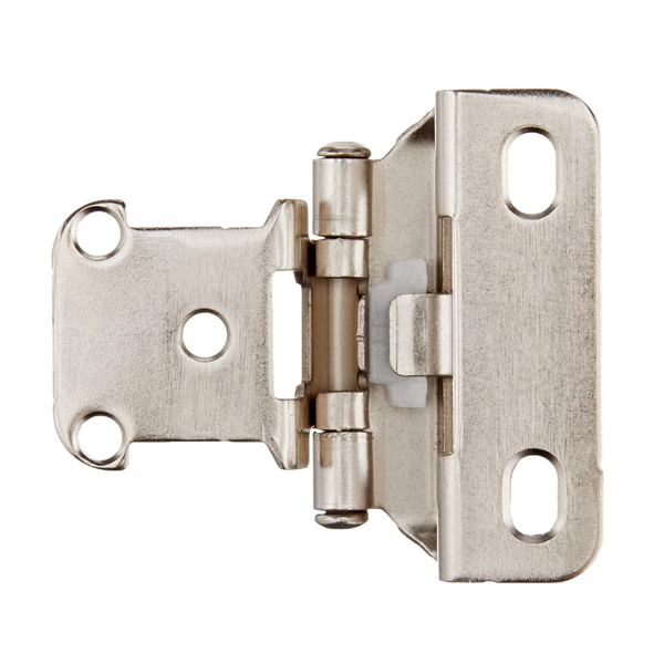 Bisagra para gabinete con envoltura superpuesta de 1/2 "de Amazon Basics, 50 unidades