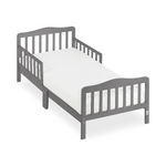 Cama infantil de diseño clásico Dream On Me en gris acero