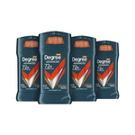 Paquete de 4 desodorantes antitranspirantes Degree Advanced para hombres de 2.7 oz