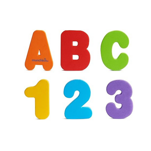 Munchkin 36 piezas Aprende letras y números de baño