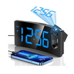Goloza Curved LED Digital Projection Alarm Clock