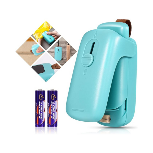 Mini sellador y cortador de bolsas portátil con vacío de calor 2 en 1