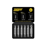 Juego de extractores de tornillos dañados Thosaf de 6 piezas