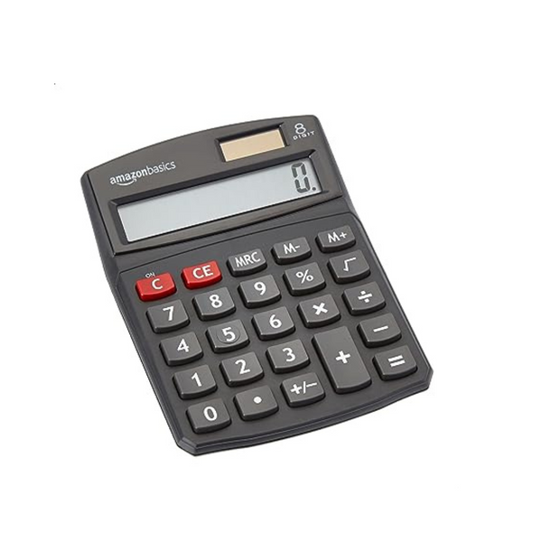Amazon Basics LCD 8-Digit Desktop Calculator