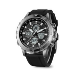 Reloj deportivo analógico digital resistente al agua para hombre