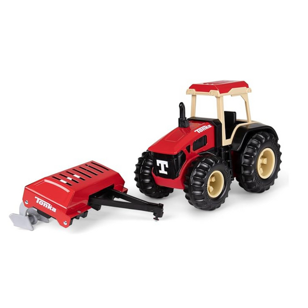 Camión agrícola Tonka Steel Classics de 18" fabricado con acero y plástico resistente