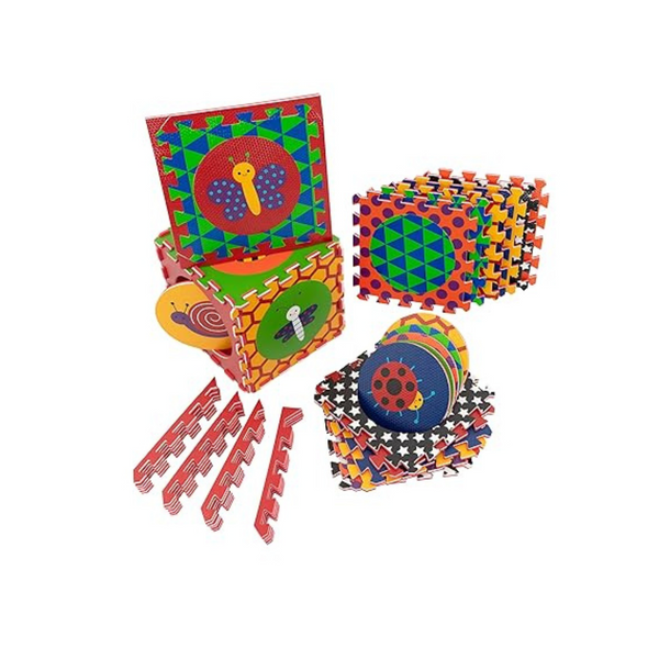 Baldosas de espuma Nuby de 20 piezas (multicolor)