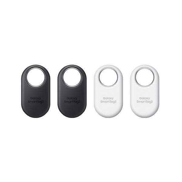 Paquete de 4 rastreadores Bluetooth Samsung Galaxy SmartTag2 (2 negros y 2 blancos)