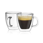 Juego de 2 tazas de café con vasos aislados de doble pared JoyJolt Savor