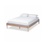 Baxton Studio Colette Antique White King Platform Bed