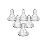 6-Pack Dr. Brown's Natural Flow Level 4 Narrow Baby Bottle Silicone Nipple