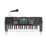 Teclado de piano para niños con micrófono