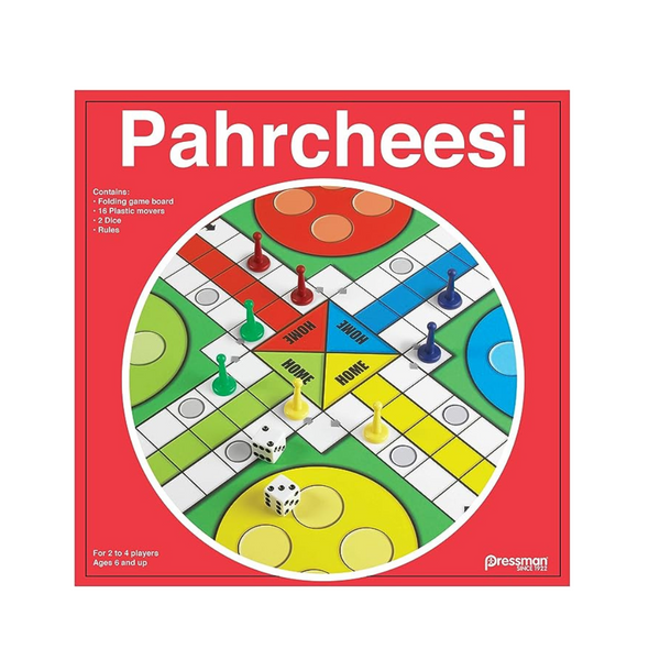 Pressman Toy Pahrcheesi in Box