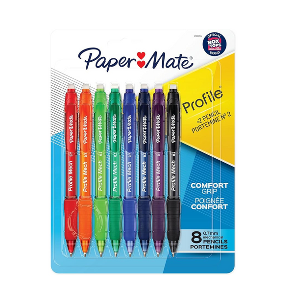 8-Count Paper Mate Profile Mech Mechanical Pencil Set