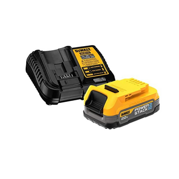 Dewalt 20V Powerstack  Compact Battery & Charger Starter Kit