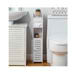 Waterproof Narrow Bathroom Cabinet-Over The Toilet Storage