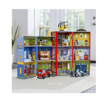 26-Piece KidKraft Everyday Heroes 3-Story Wooden Playset