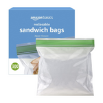 Bolsas de almacenamiento para sándwiches Amazon Basics de 300 unidades