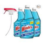 3-Count Windex Original Glass Cleaner Refill Bottle, 32 fl oz