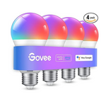 4-Pack Govee Smart WiFi Bluetooth Color Changing Light Bulbs