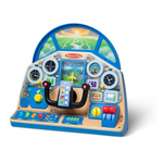 Melissa & Doug Jet Pilot Interactive Dashboard Playset