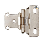 50-Count Amazon Basics  1/2" Overlay Wrap Cabinet Hinge