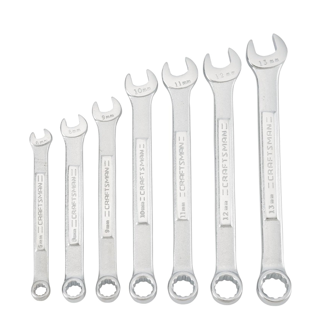 7-Piece Craftsman MM Wrench Set In Pouch