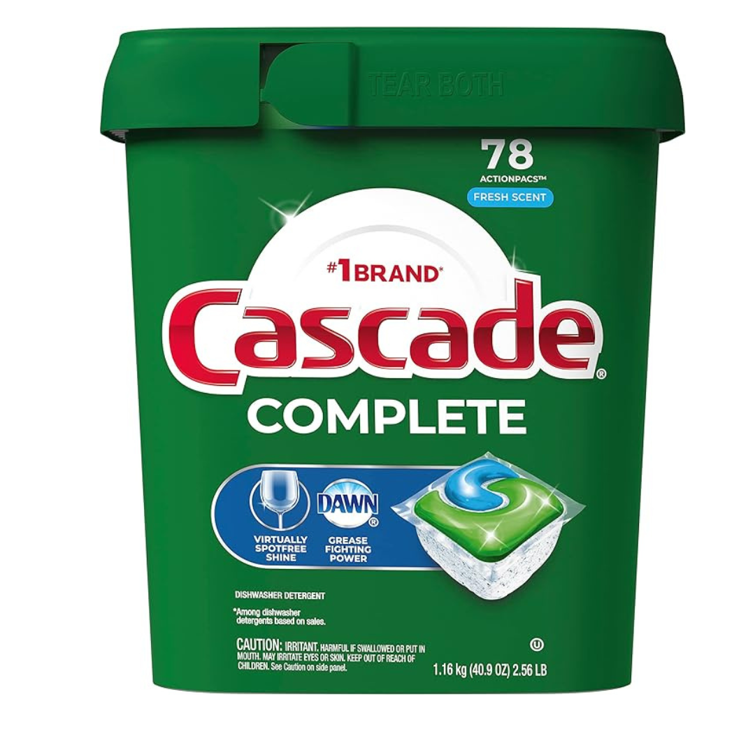 78-Count Cascade Complete Dishwasher Detergent Pods (40.09 oz, Fresh Scent)