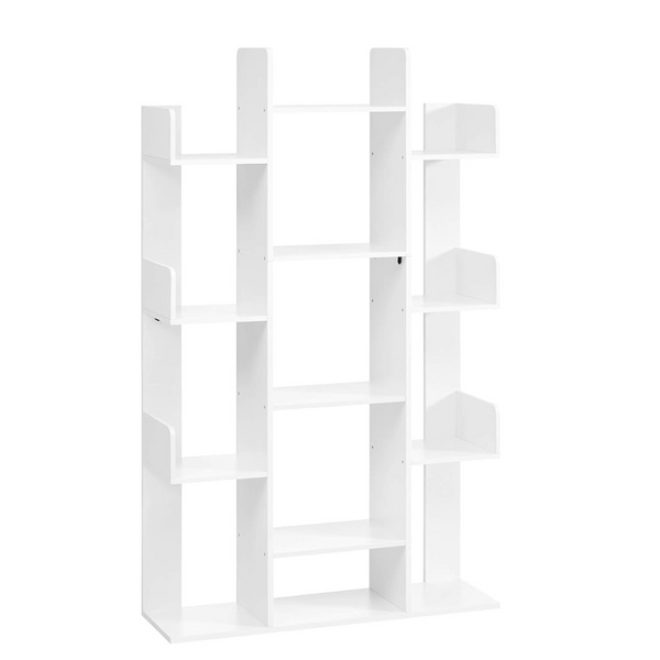 VASAGLE Tree-Shaped Bookcase with 13 Storage Shelves