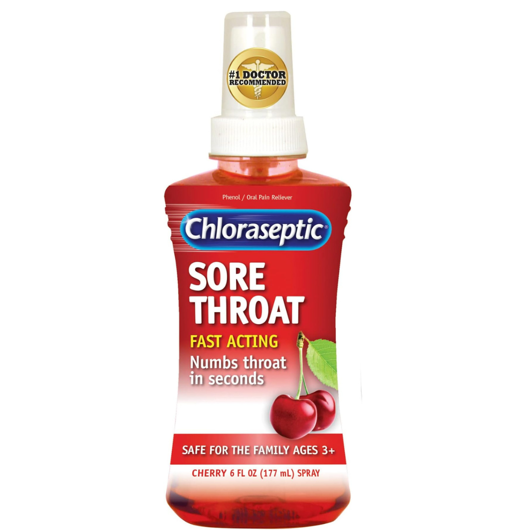Chloraseptic Sore Throat Spray, Cherry, 6 fl oz