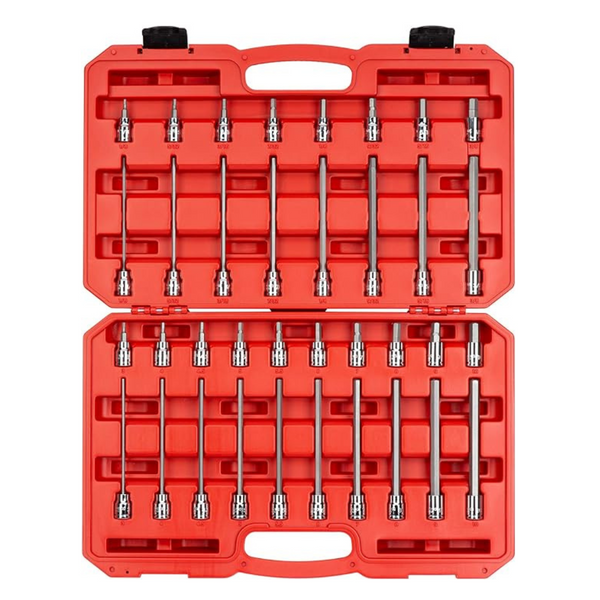 36-Piece TEKTON 3/8 Inch Drive Hex Bit Socket Set