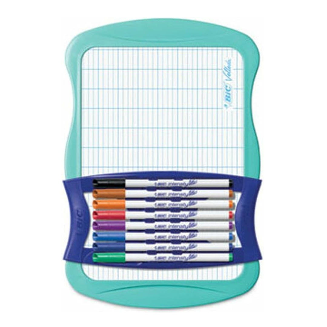 BIC Intensity Dual Sided Dry Erase Board/Markers Kit