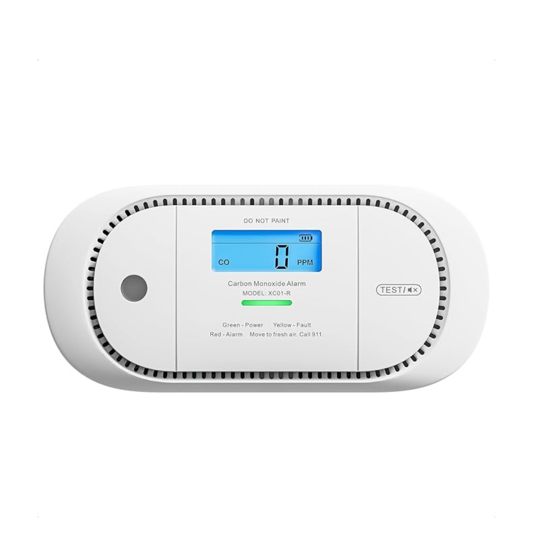 XSense Carbon Monoxide Detector Alarm with Digital LCD Display