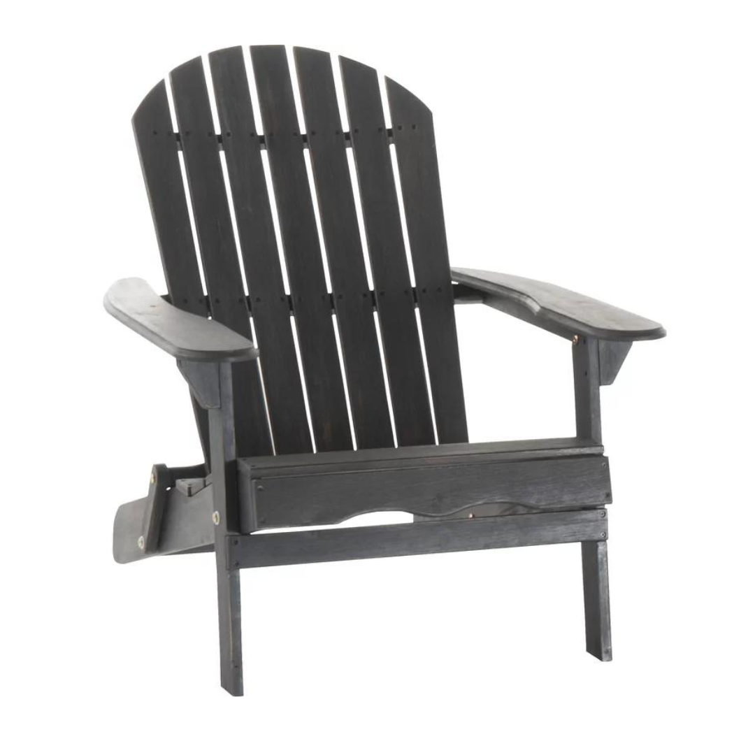 Solid Wood Folding Adirondack Chair