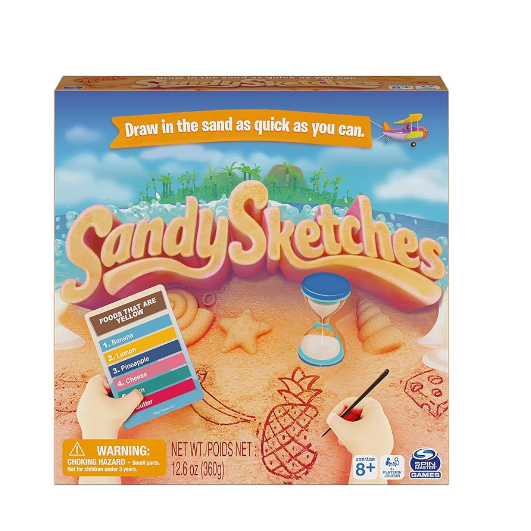 Spin Master Sandy Sketches Sand Drawing Guessing Board Game