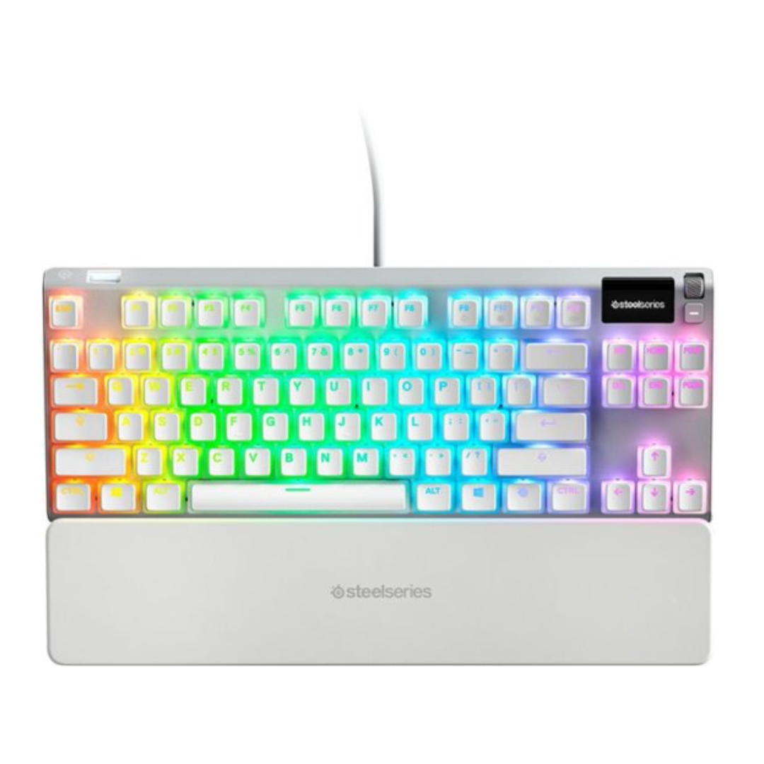 SteelSeries Apex 7 Ghost Wired Mechanical Red Linear Gaming Keyboard