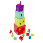 Battat – Sorting & Stacking Boxes – Nesting Toddler Play Cubes
