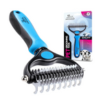 Pat Your Pet Double-Sided Undercoat Deshedding Brush