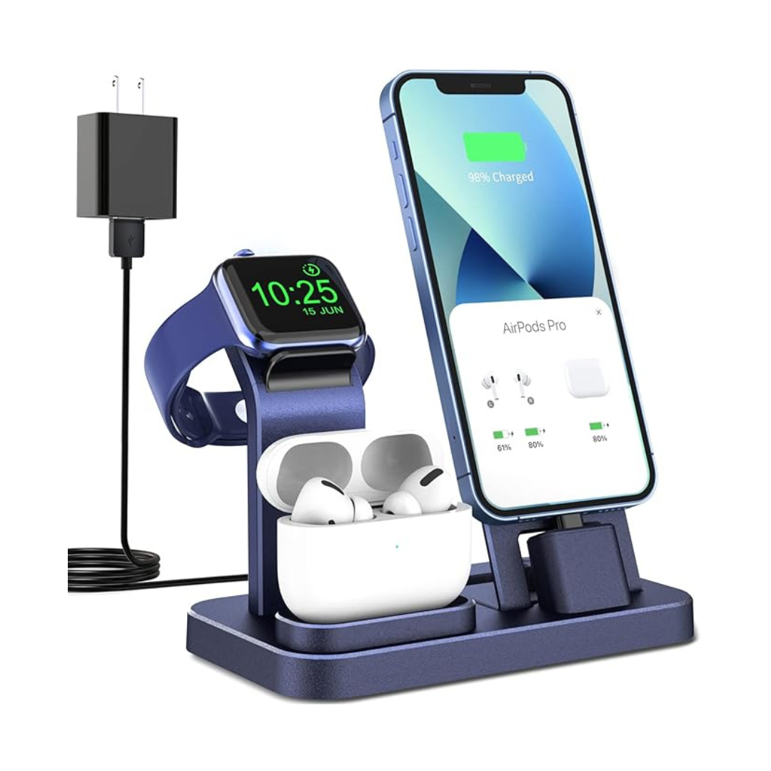 Movay 3-in-1 Removable Charging Stand with 15W Adapter and Cable
