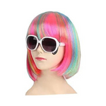 Short Colorful Costume Wig For Adults