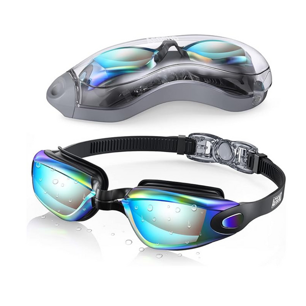 Aegend Swim Goggles with Free Protection Case