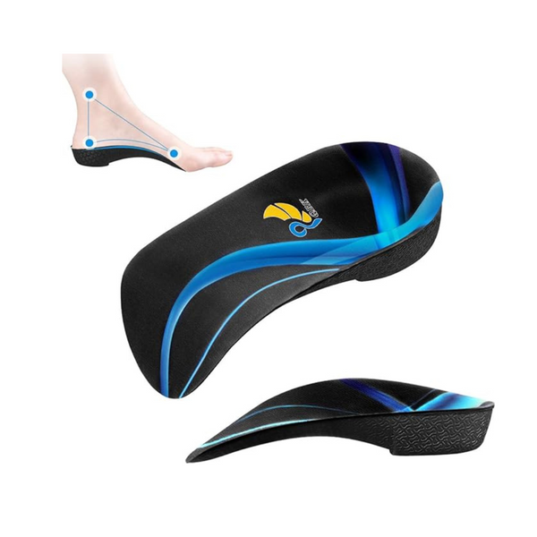 QBK 3/4 High Arch Support Orthotics Shoe Insole