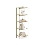 5-Tier Slim Shelving Unit Bookshelf