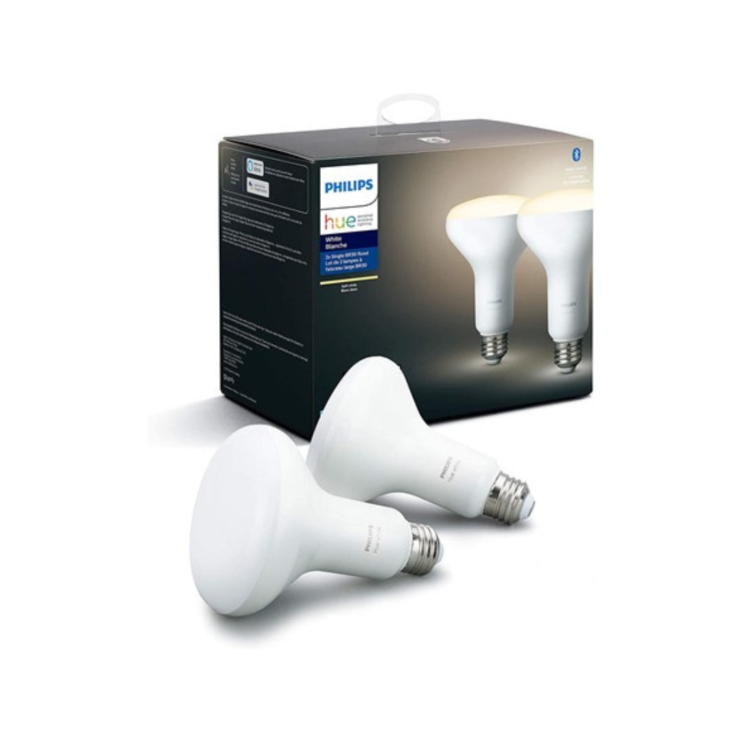 Philips Hue White BR30 LED Smart Dimmable Bulb (White)